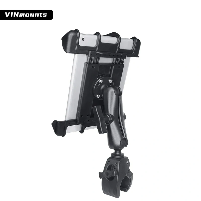 TabDock Clamp Heavy Duty Post/Pole Mount for Stationary Bikes, Gym, Treadmills, Carts, Wheelchairs, Hospital Patient Care