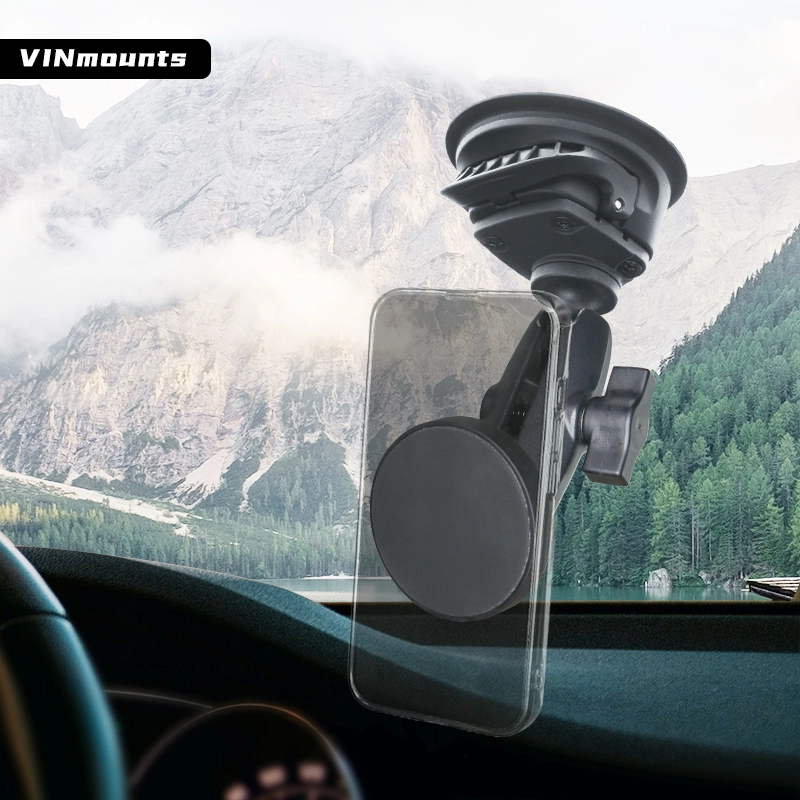 VIN mounts 1inch Ball Magnetic Base Adapter Black for all Phone