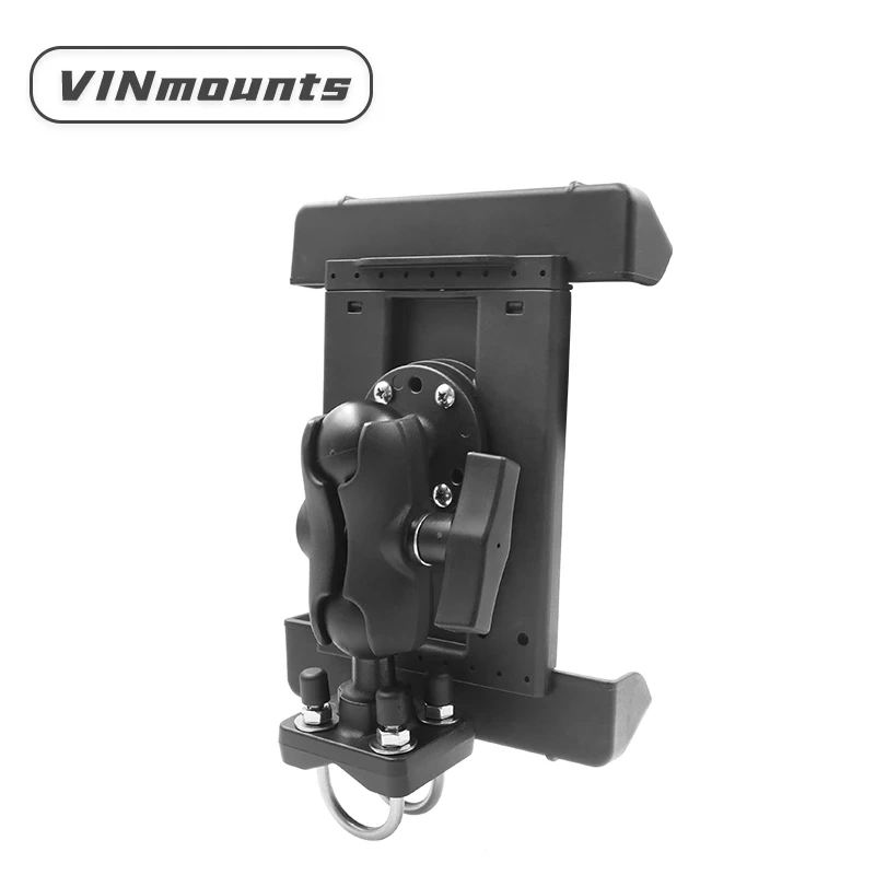 Universal Adjustable 360 degree Telescopic Tablet Wall Mount With 1.5''  ball and 8.7cm length aluminium Arm for Ram Mounts