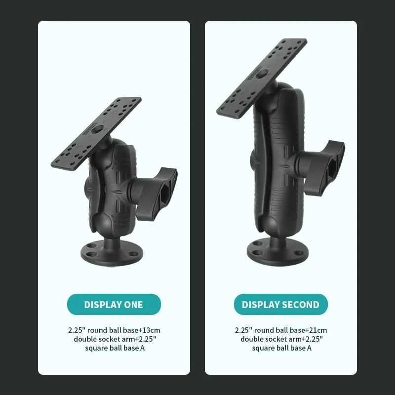 2.25'' Boat Fish Finder Electronics Mount Compatible with Garmin, Lowrance, Humminbirdmarine for Kayak Fishing for Ram Mounts