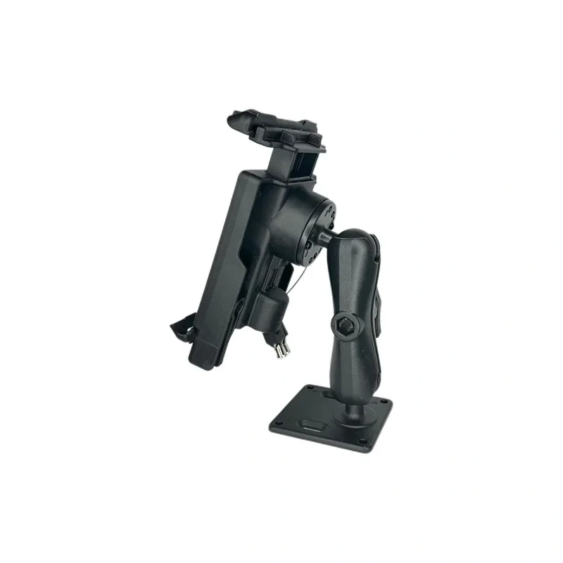 Adjustable Drill Down Tablet Holder with Saftety Key Lock for Samsung A7 lite tablet with Double Socket Arm for Ram Mounts