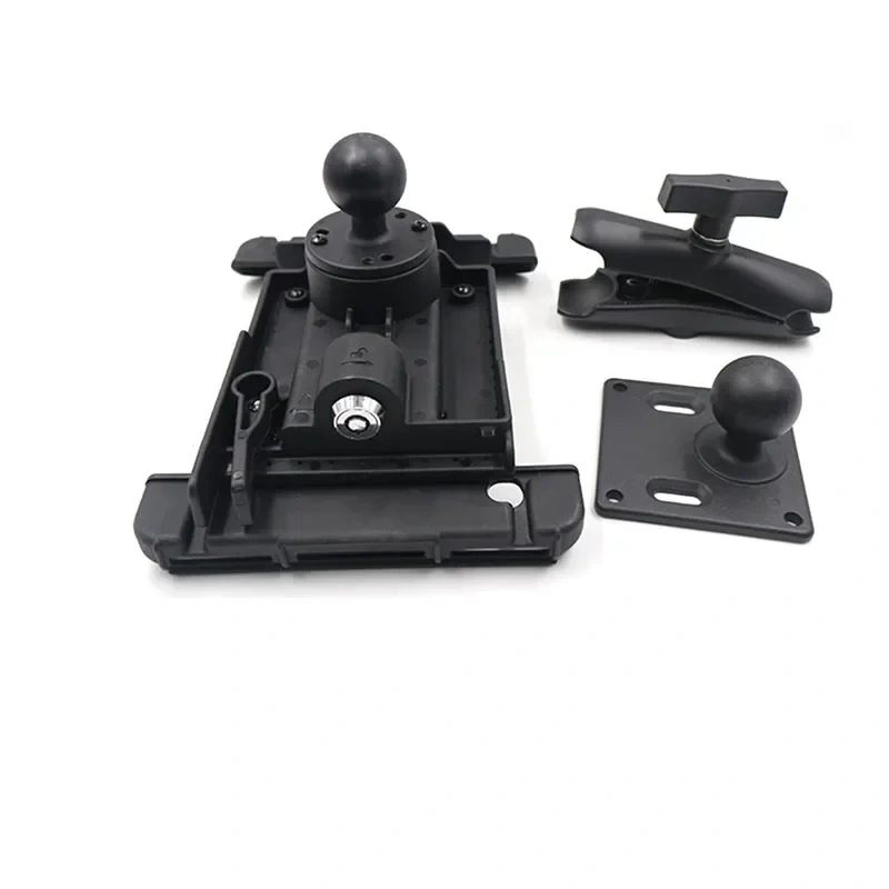 360 degree Swivel 15cm Locking Plastic Tablet Mount with 75*75VESA Base For All 8 inch-9.7 inch Tablet PC For Desk Mounting