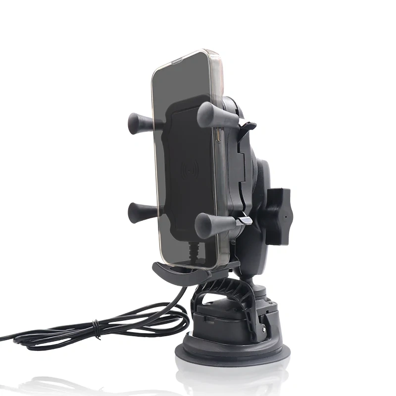 15W Fast Charging Auto Clamping Wireless Car Charger Phone Holder mount For All Iphone or Samsung or Huawei Android System