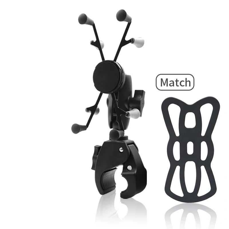 Bike Tablet Mount - Adjustable Handlebar of Motorcycle Tablet Mount for Electric, Scooter, and Dirt Bikes for Ram Mounts