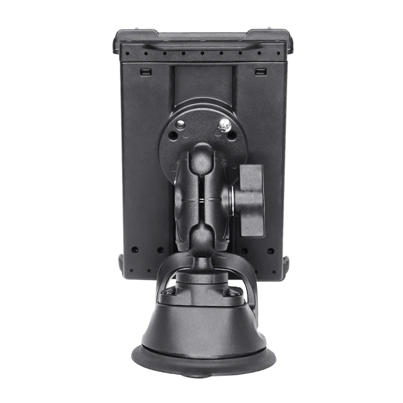 Spring Loaded Tablet Clamp with Strong Suction Cup for Ipad Mini Compatible with 230x117mm overall size tablet, thickness 10mm