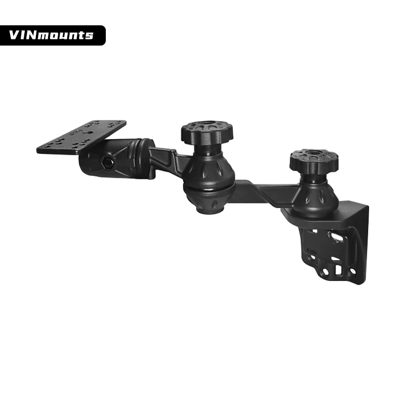 VIN Mounts Top Selling Swing Arm Holder Mount with Powder Coated Marine Grade Aluminum Base For Electronics