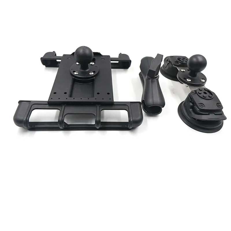 Car Window Heavy Duty Double Suction Cup Tablet Holder With 15cm Aluminium Double Socket Arm For Large  282mm*211mm*27mmmm sizes