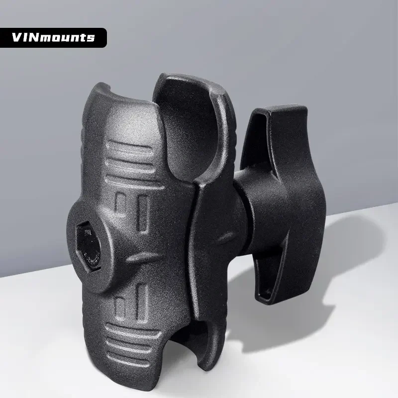VINmounts D size Aluminum 13cm Short Double socket Arm Compatible with Ram mounts VIN-D-13