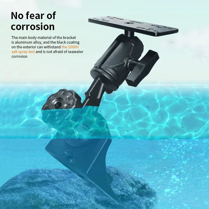 VIN Mounts Top Selling Swing Arm Holder Mount with Powder Coated Marine Grade Aluminum Base For Electronics