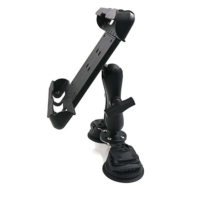 Car Window Heavy Duty Double Suction Cup Tablet Holder With 15cm Aluminium Double Socket Arm For Large  282mm*211mm*27mmmm sizes
