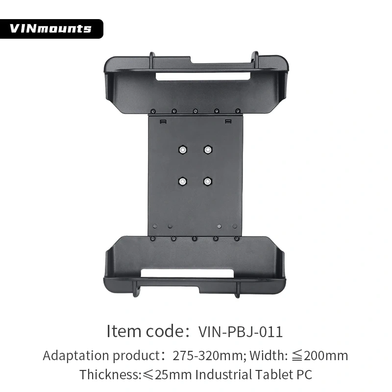 VIN Mounts Drill down Tablet holder with 8.7cm Short Arm or 15cm Medium Arm for Panasonic FZ-G1, Panasonic FZ-G2 and more