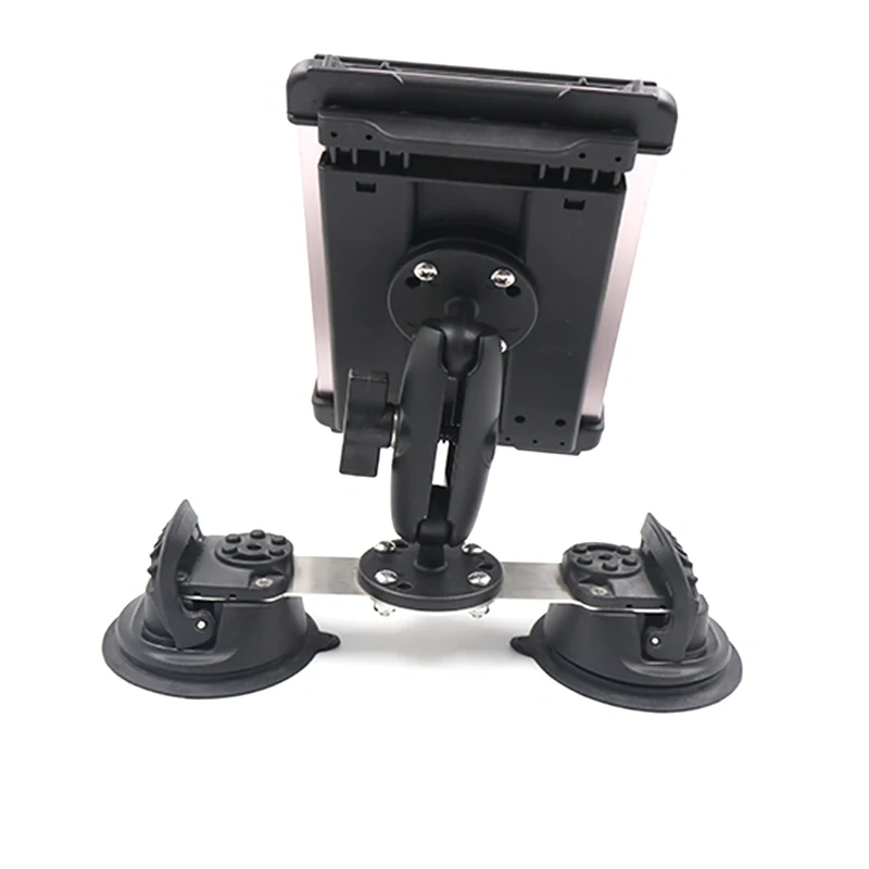 Car Windshield Dashboard Universal Tablet Car Mount With Suction Cup +3.5'' double Socket arm For 210mm*130mm*25mm Sizes Tablet