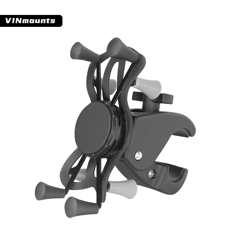 Tough-Claw Rail/Handlebar Mount with X-Grip Holder for Phones or Tablet PC for RAM mount VIN-BC-PBSJ02/01-DZJ