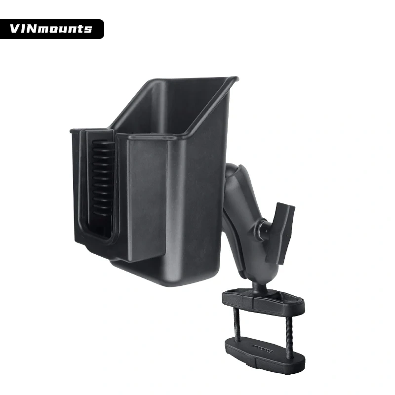 Wireless Barcode Scanner Holder Handheld USB Receiver Bar Code Mount with Multiple Clamps for Ram mounts