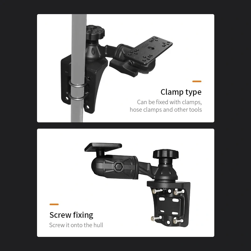 VIN Mounts Top Selling Swing Arm Holder Mount with Powder Coated Marine Grade Aluminum Base For Electronics