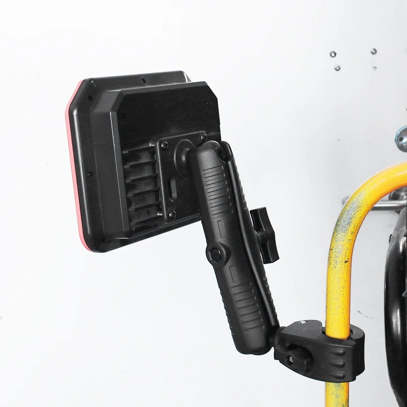 Universal Long Arm Double Socket Phone mount with 1.5 inches Ball Adapters Compatible with RAM, Arkon, iBolt VIN-C-23A