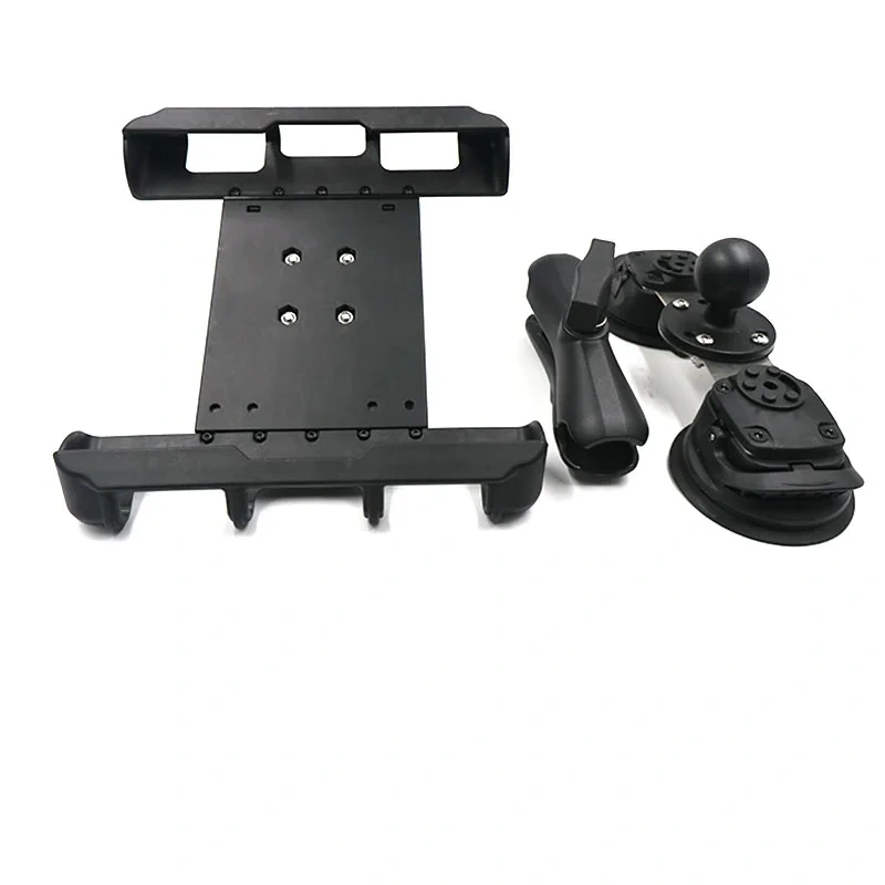 Car Window Heavy Duty Double Suction Cup Tablet Holder With 15cm Aluminium Double Socket Arm For Large  282mm*211mm*27mmmm sizes