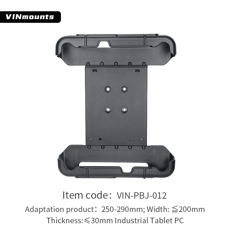 VIN Mounts Drill down Tablet holder with 8.7cm Short Arm or 15cm Medium Arm for Panasonic FZ-G1, Panasonic FZ-G2 and more