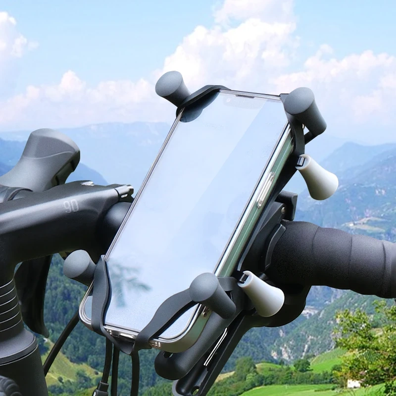 VIN Mount Motorcycle Handlebar Phone Holder Anti-shake design Quick Release Universal for ATV, Bicycle, dirt bike for Ram Mounts