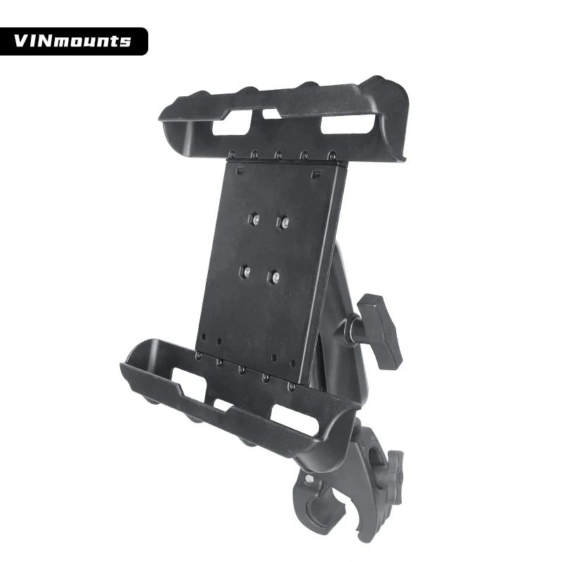 TabDock Clamp Heavy Duty Post/Pole Mount for Stationary Bikes, Gym, Treadmills, Carts, Wheelchairs, Hospital Patient Care