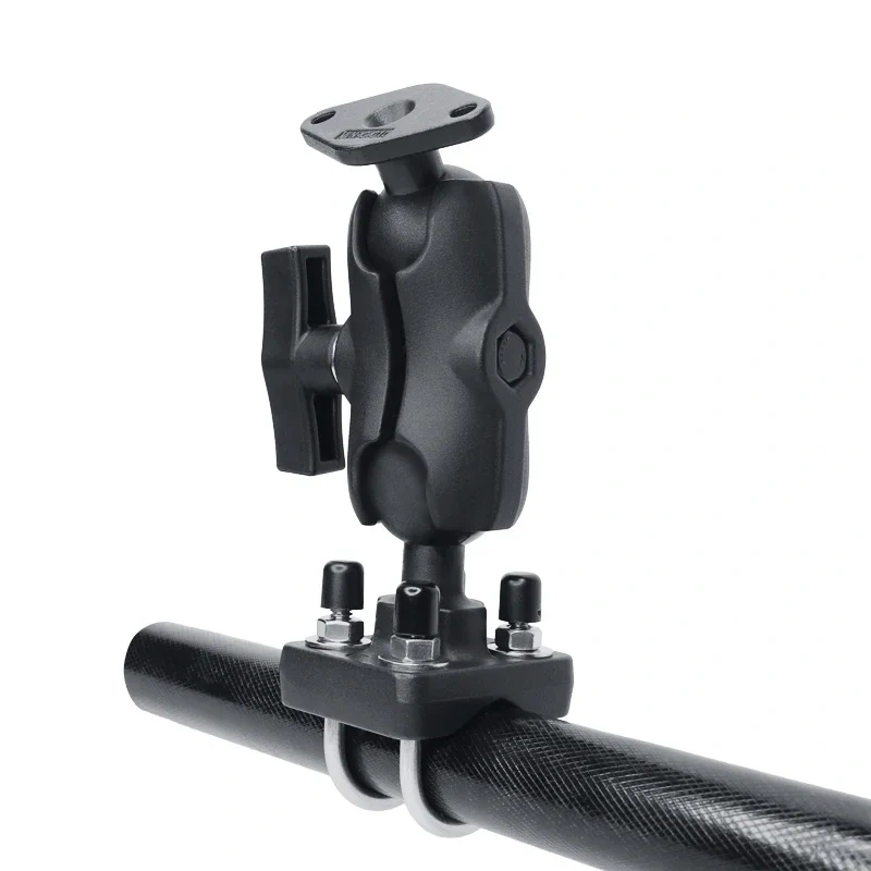 1.5" U-bolt Base with 3.43" double socket arms and VESA/AMPS/ Diamond Plate for handlebar or Pipe or Kayak Fishfinder Mounting