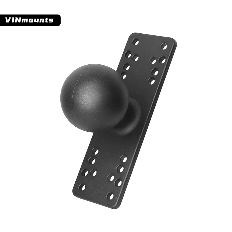 6.25" x 2" Marine Electronics Base Plate with 2.25" Ball for Fishfinders GPS Chartplotters Humminbird & Raymarine for Ram Mount