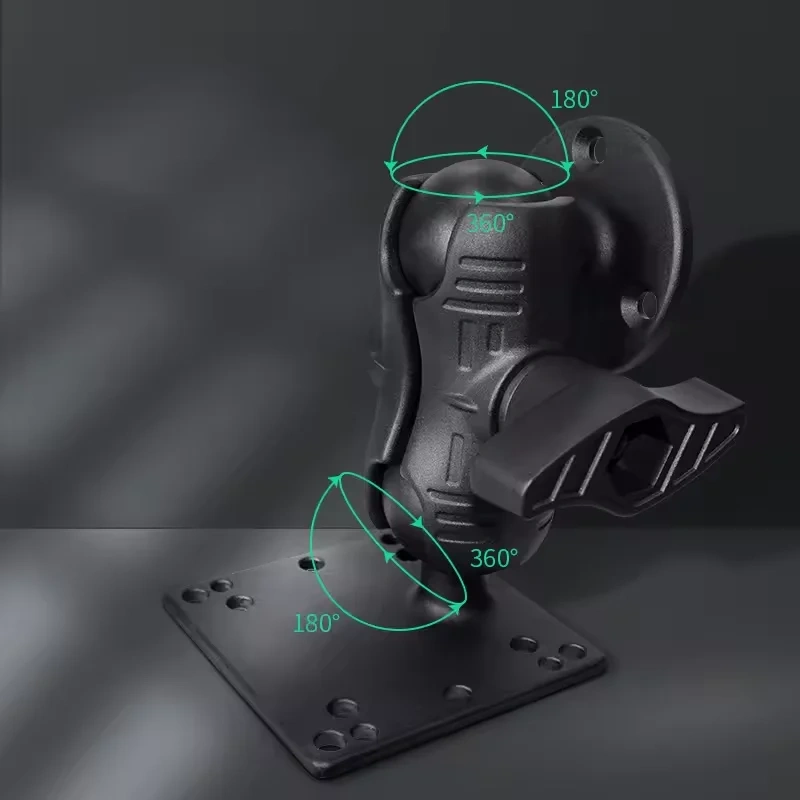 VINmounts D size Aluminum 13cm Short Double socket Arm Compatible with Ram mounts VIN-D-13