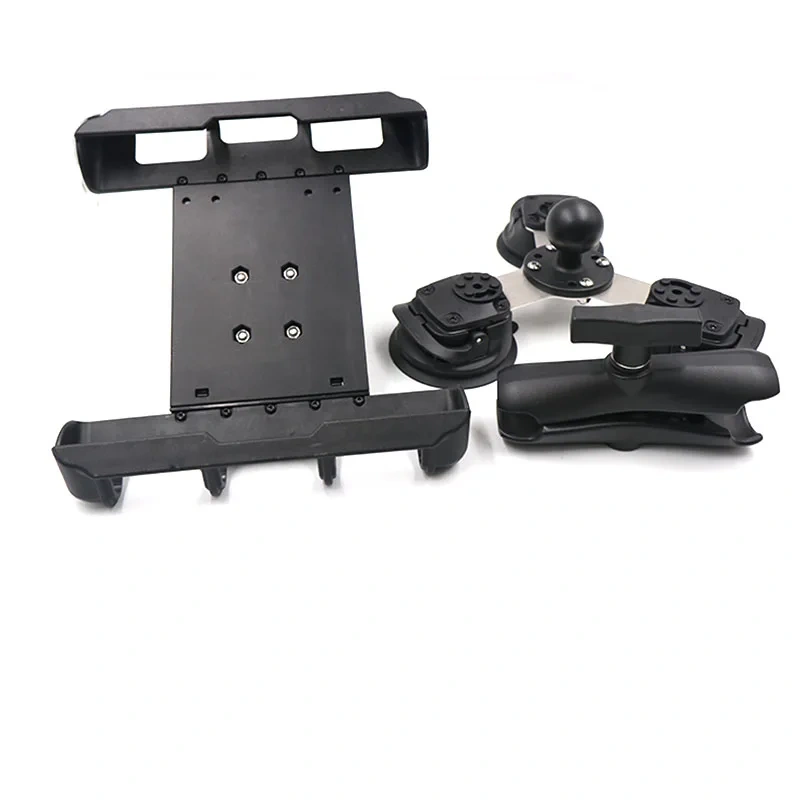 Multi-Directional Dual 360 Degree Rotating Suction Cup Tablet Mount,Tiktok YouTube Vlog Video Recording Kit, Airplane Travel E