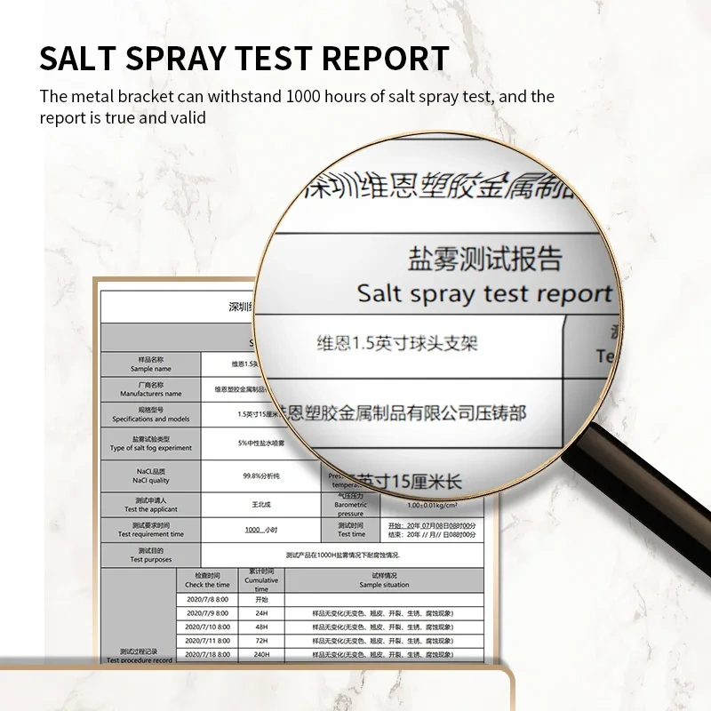 VIN Mounts Top Selling Swing Arm Holder Mount with Powder Coated Marine Grade Aluminum Base For Electronics