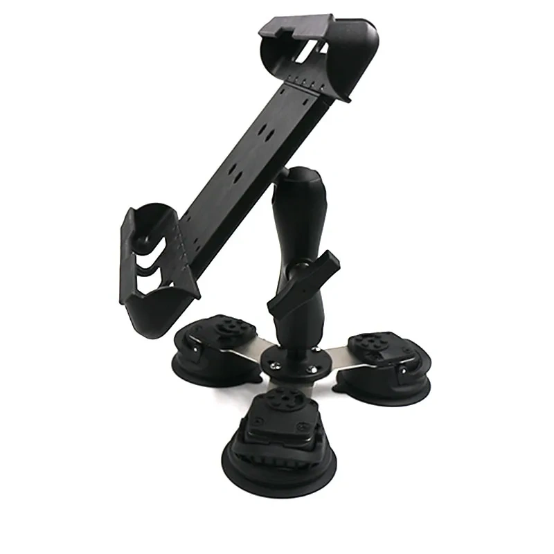 Multi-Directional Dual 360 Degree Rotating Suction Cup Tablet Mount,Tiktok YouTube Vlog Video Recording Kit, Airplane Travel E