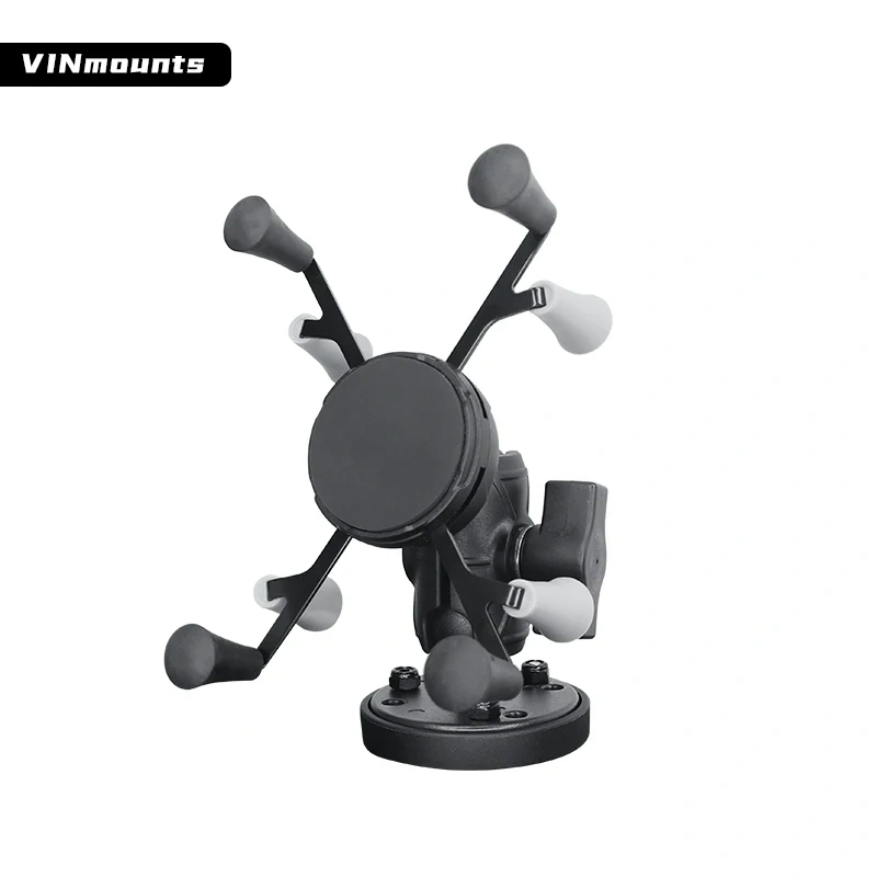 VIN Mounts Magnetic Mount with X-grip Phone holder - Gym Magnetic Phone holder Dashboard Car phone Mount for Ram Mounts
