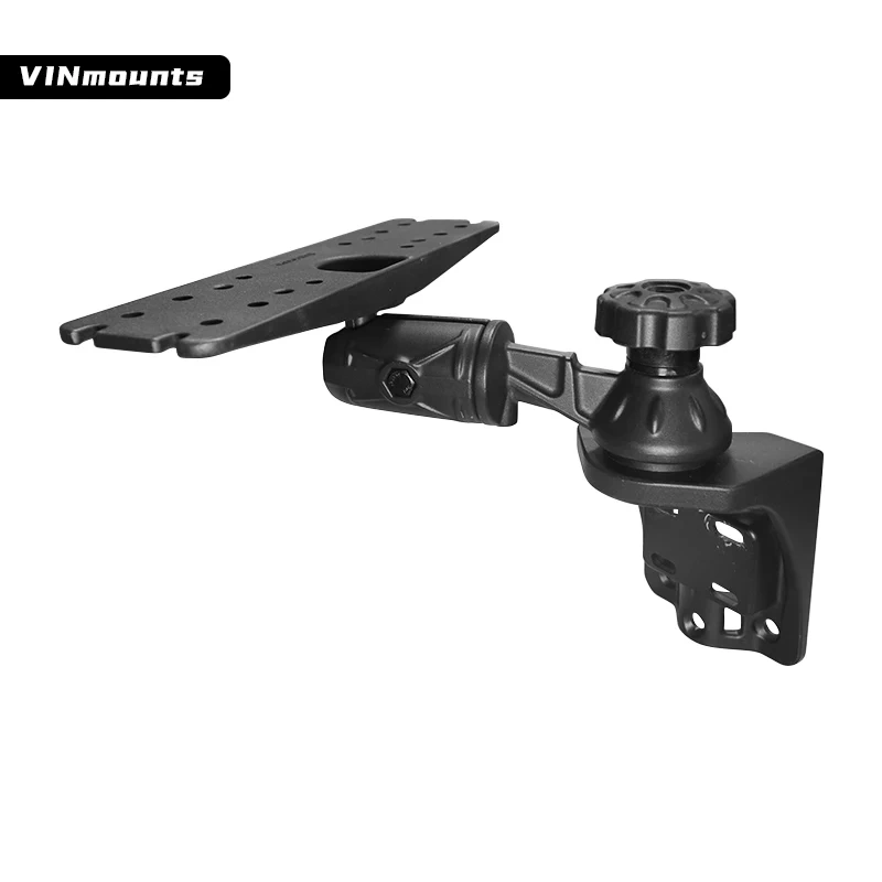 VIN Mounts Top Selling Swing Arm Holder Mount with Powder Coated Marine Grade Aluminum Base For Electronics