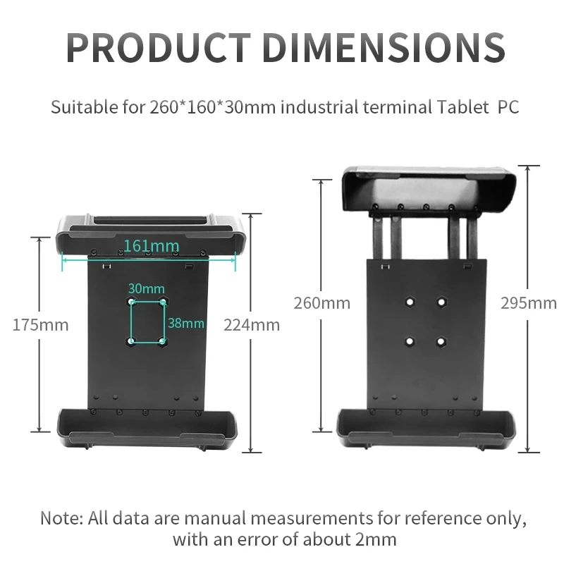 Universal Adjustable 360 degree Telescopic Tablet Wall Mount With 1.5''  ball and 8.7cm length aluminium Arm for Ram Mounts