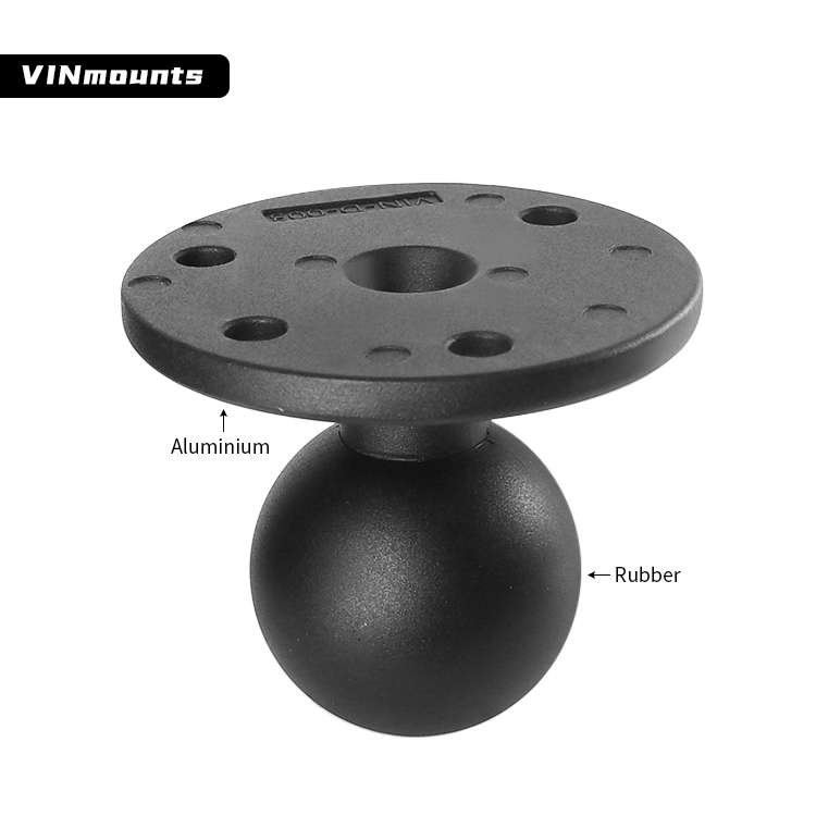 VIN mounts 2.25" Round AMPS Drill Down Base Compatible with 2.25" Double Socket Arms for Industry/Aviation/Agriculture/Farming Mounting VIN-D-003
