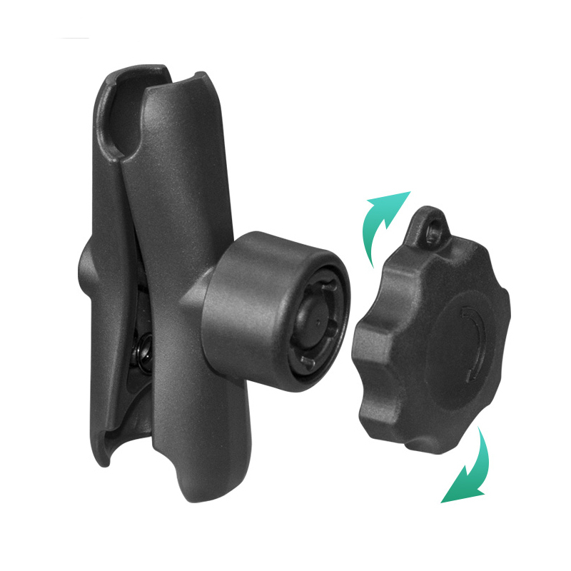 VIN mounts 15cm Polished Aluminum Alloy Long Double Socket Arm for Fish Finder, Chartplotter, Tavigator, Tablet mounts  VIN-C-15A/VIN-C-15B
