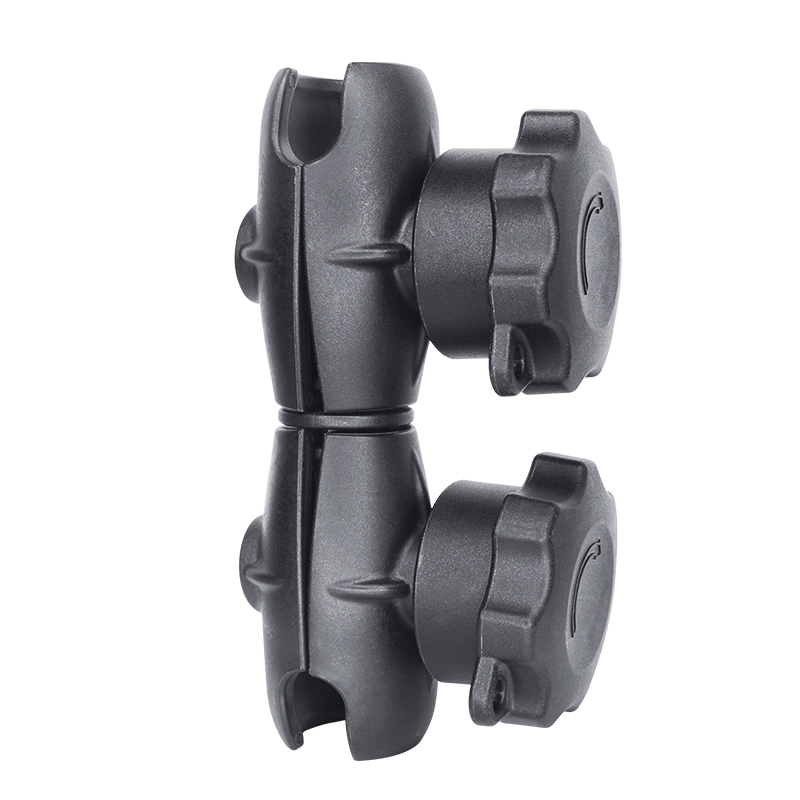 VIN mounts 1.5'' Composite Double Socket Swivel Arm Compatible with 1.5" Ball Components for Kayak Fish finder Tablet Holder Mounting VIN-C-DLG2A/VIN-C-DLG2B