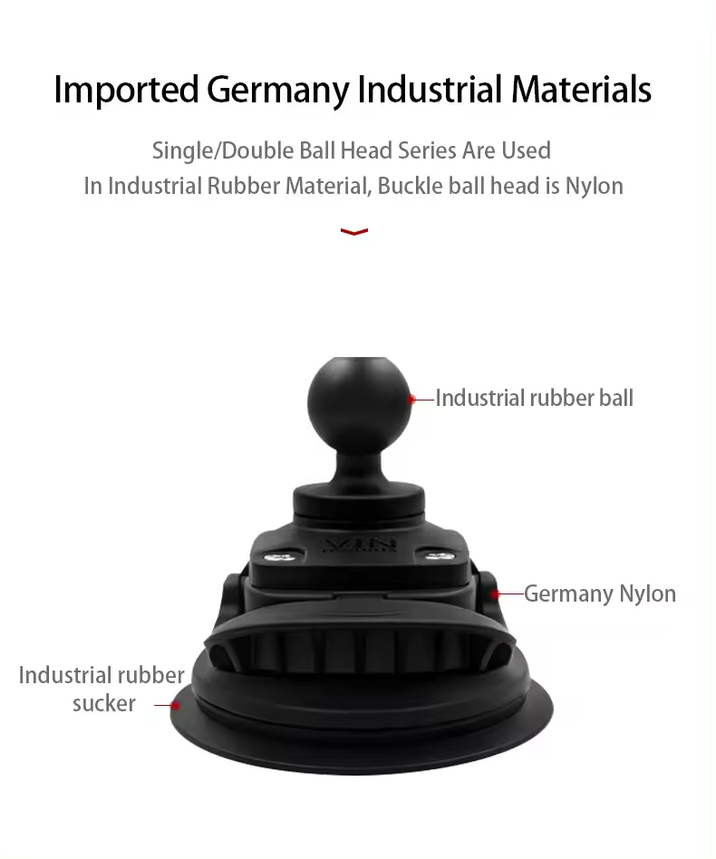 VIN Mounts Universal Dashboard Windshield Car Tablet Mount 360° Swivel With 1"Suction Cup for Ram mounts