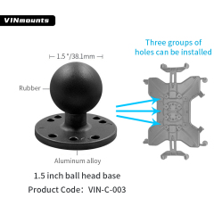Only 1.5 inch ball