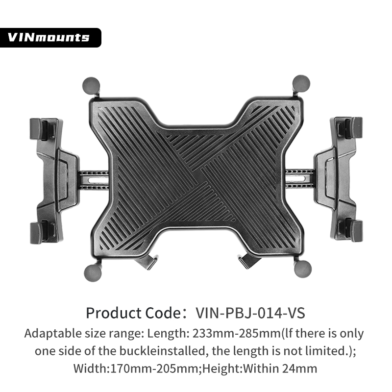 VINmounts  X-Grip Tablet Cradle Tablet Mount Car holder for 9"-11" Tablets for ram mounts VIN-PBJ-014-RS/VIN-PBJ-014-VS