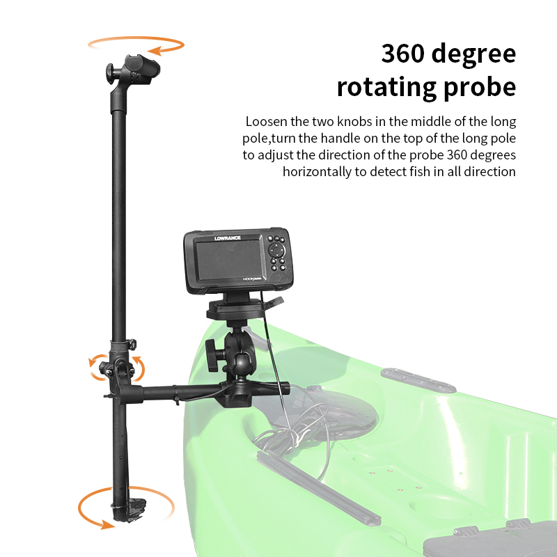 VINmounts Universal Portable Fish Finder Holder Transducer Fishfinder Bracket for Fishing VIN-TYQ-003-ZJ-600/VIN-TYQ-003-ZJ-800