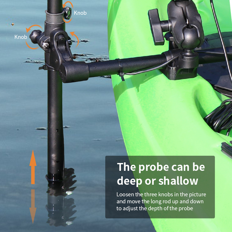 VINmounts Universal Portable Fish Finder Holder Transducer Fishfinder Bracket for Fishing VIN-TYQ-003-ZJ-600/VIN-TYQ-003-ZJ-800