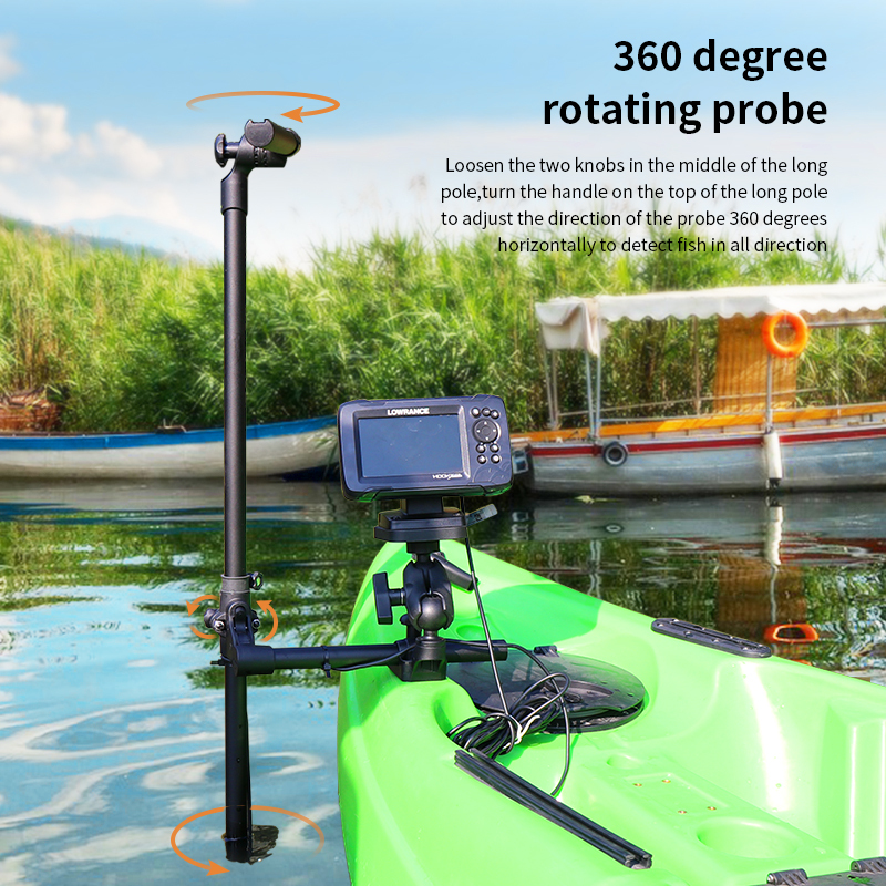 VINmounts Universal Portable Fish Finder Holder Transducer Fishfinder Bracket for Fishing VIN-TYQ-003-ZJ-600/VIN-TYQ-003-ZJ-800