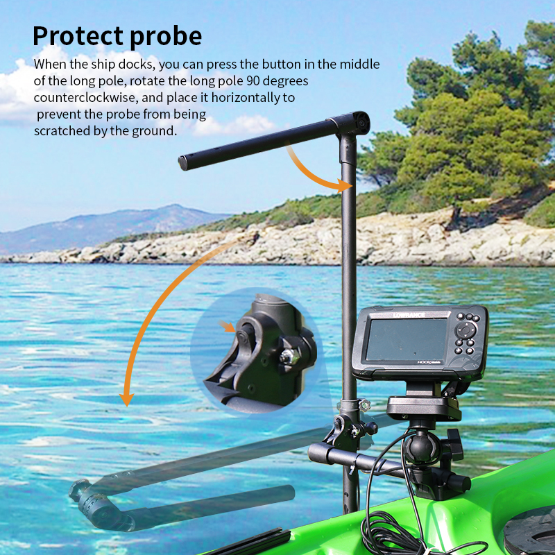 VINmounts Universal Portable Fish Finder Holder Transducer Fishfinder Bracket for Fishing VIN-TYQ-003-ZJ-600/VIN-TYQ-003-ZJ-800