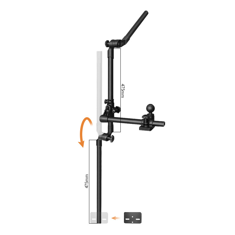 VIN Mounts 360° Foldable Portable Universal Transducer Bracket,Sensor bracket, Fishfinder Mount for Boat/Kayak