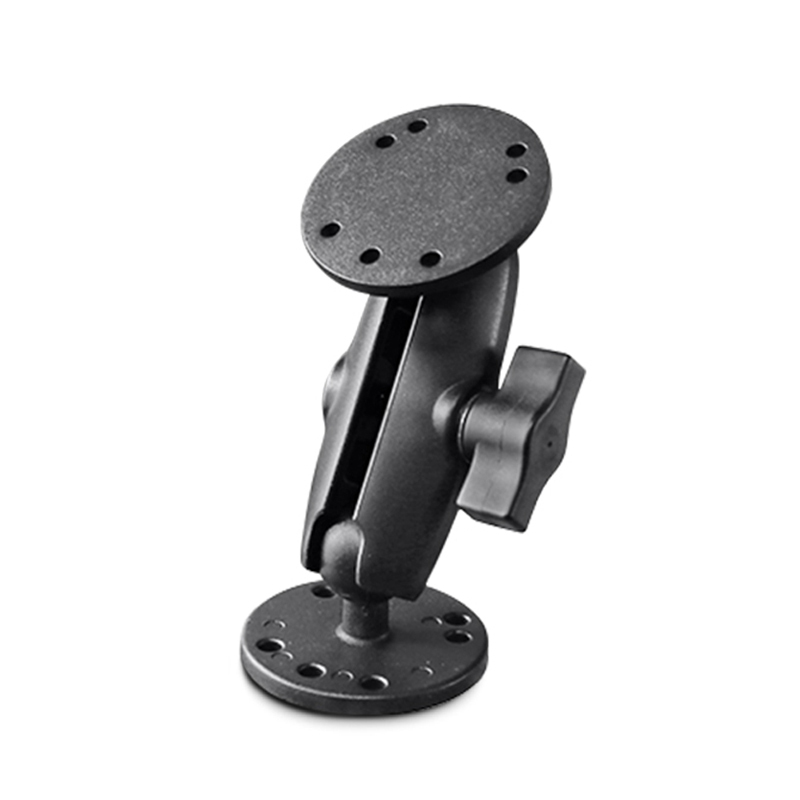 VINmounts 1 inch Universal Double Ball Mount with Two Round Plates with 9cm Arm and Aluminum Alloy Double Ball Drill-Down Mount for ram mounts