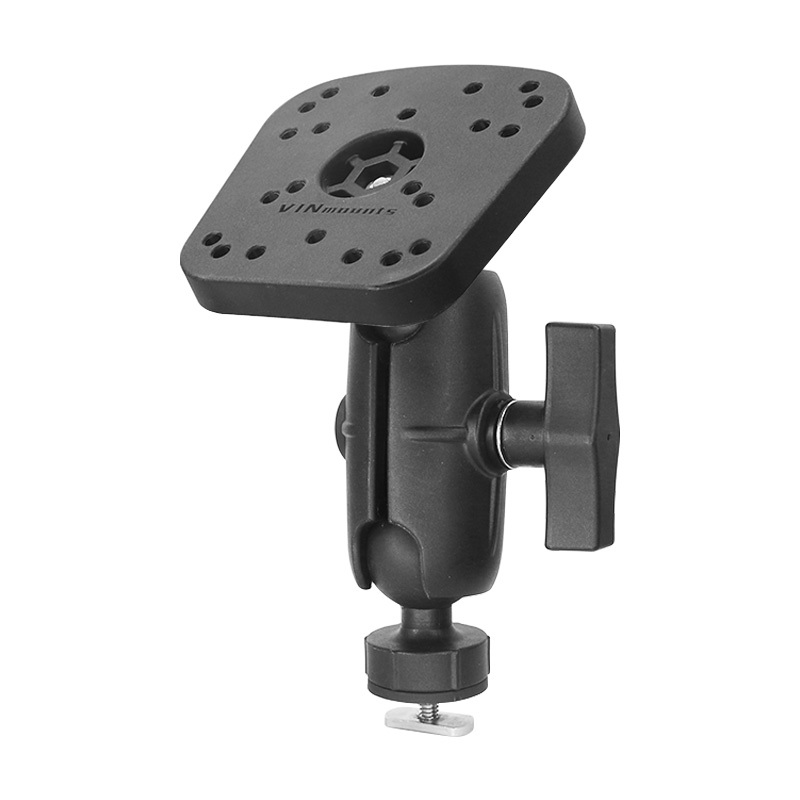 VINmounts Fish Finder Mount, Track Ball with T-Bolt Attachment, Marine Electronic/Depth Finder Mount with 1.5" / C Size Ball for Boat, Compatible with Garmin, Lowrance and More