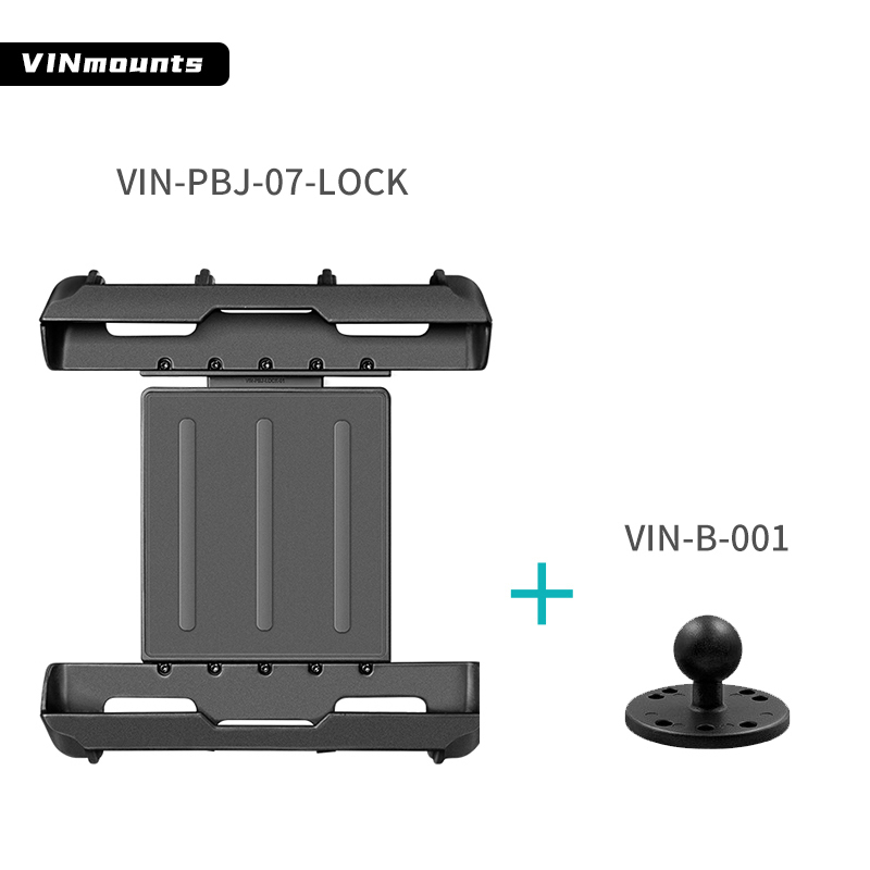 VIN Mounts Anti-theft Tablet pc Bracket VIN-PBJ-07-Lock Suitable for tablet PC with external dimensions within 280x 210mm and thickness within 27mm VIN-PBJ-07-Lock