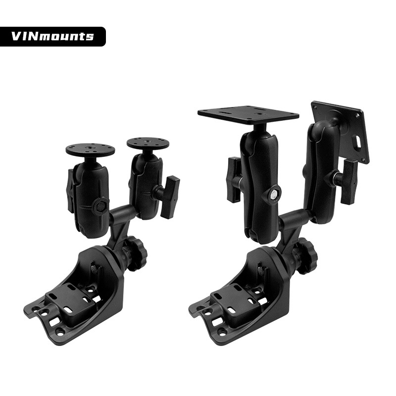 VIN mouts Universal Vertical Double 3.27" Swing Arms With Double 1.5'' Ball & Vertical Mounting Base VIN-HB-DBSQ