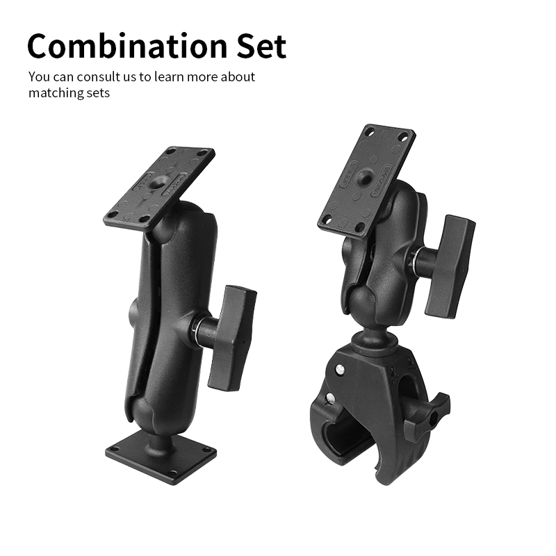 VINmounts 1.5'' Rectangle Ball Base with 1" x 2.5" 4-Hole Pattern - C Size for Mounting Devices/Tablet+More VIN-C-040