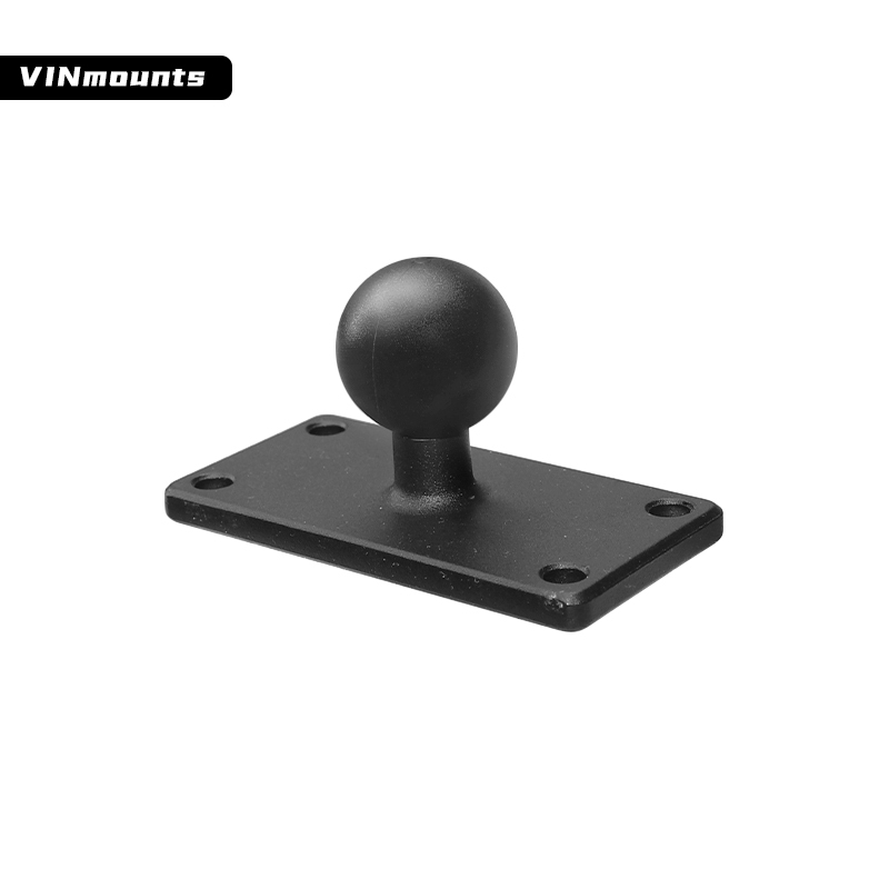VINmounts 1'' /25mm Rectangle Ball Base with 1" x 2.5" 4-Hole Pattern - B Size for  Mounting Devices/Tablet+More VIN-B-028